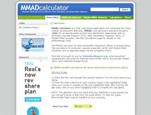 Tablet Screenshot of mmadcalculator.com